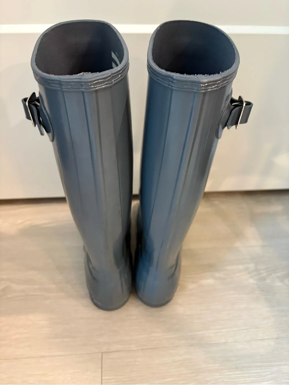 Hunter Tall Rubber Boots in Dark Gray
